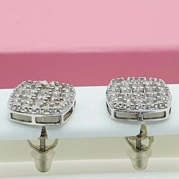 "925 Sterling Silver Cubic Zirconia Earrings, U19254585 - Picture 5 of 12